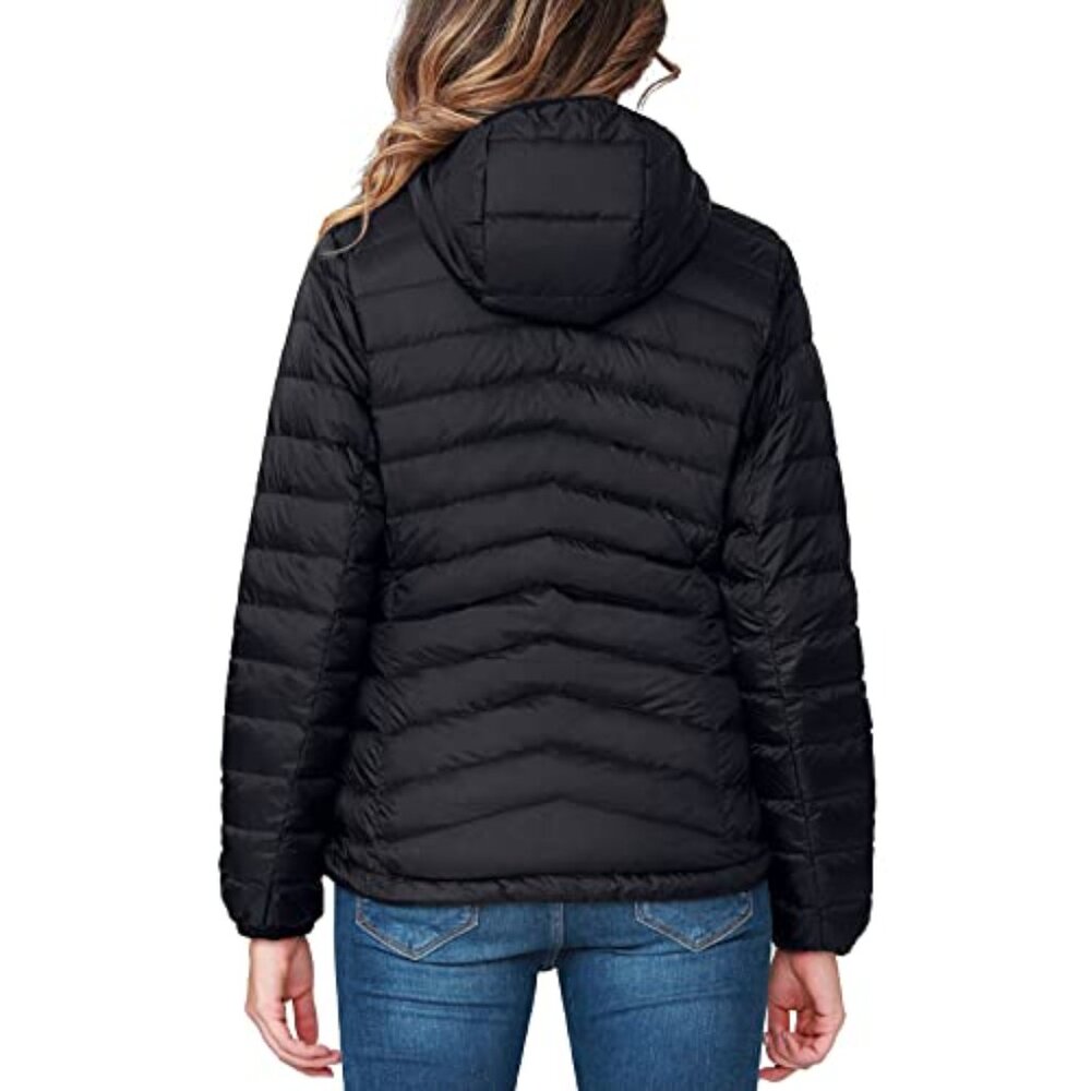 Lightweight Packable Down Puffer Jacket Hooded In… - image 6